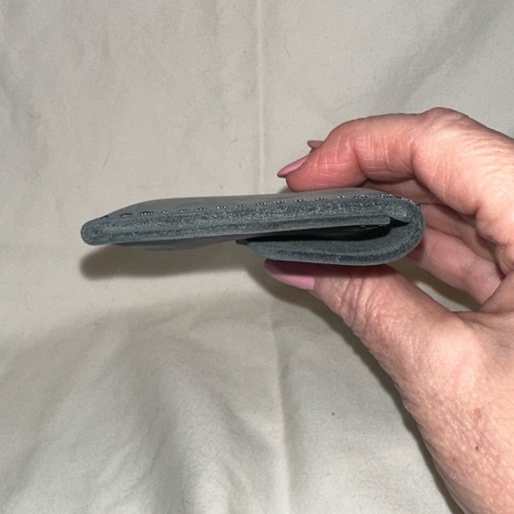 Portland Leather Goods Mini Envelope Wallet Storm NWOT - Picture 4 of 8